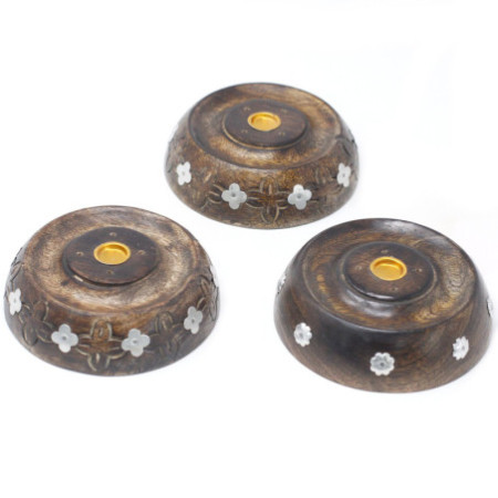 Brûleur à cône et à bâtonnet - Modèle assorti - Bois de manguier