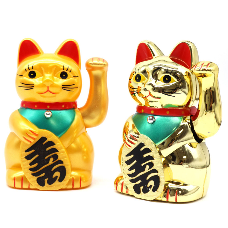 Chat Argent Très Doré - 15cm
