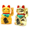 Chat Argent Très Doré - 15cm