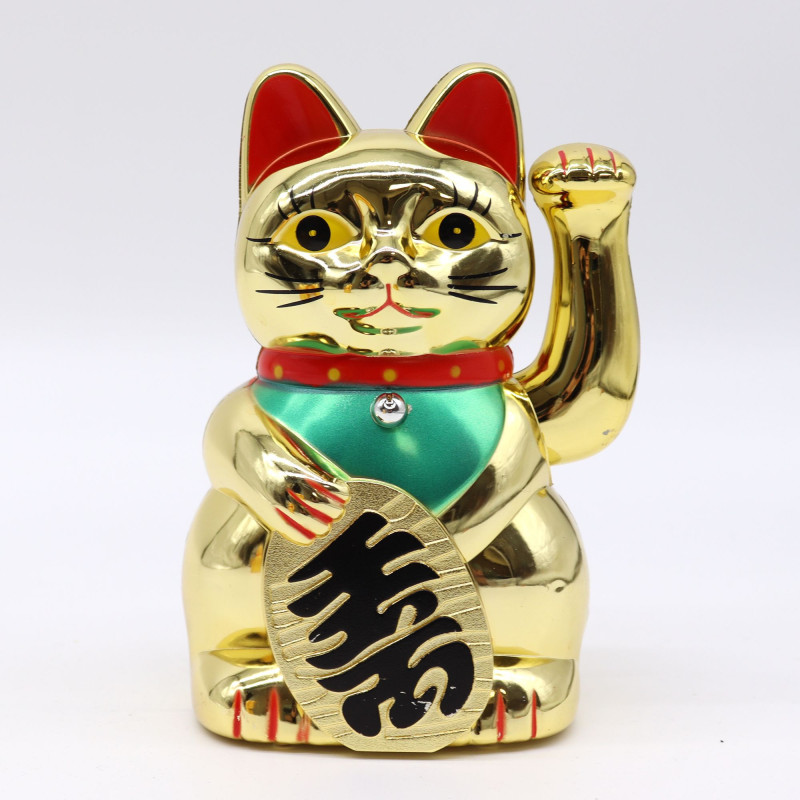 Chat Argent Très Doré - 15cm