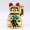 Chat Argent Très Doré - 15cm