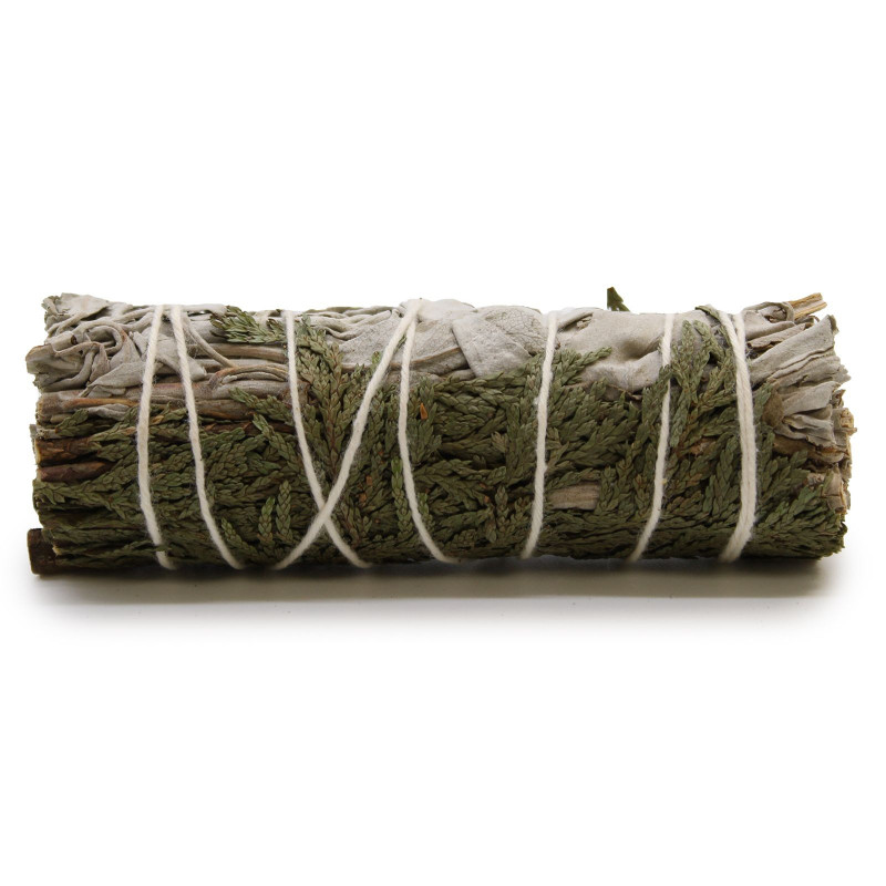Bâton de purification - Sauge blanche et cèdre 10 cm