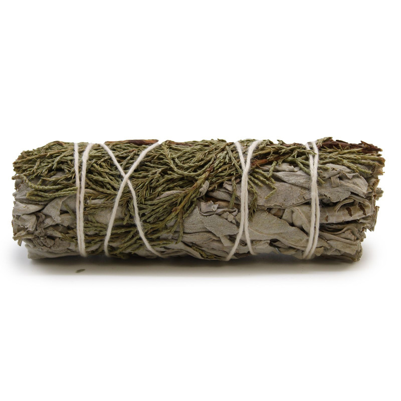 Bâton de maculage - Sauge blanche et genévrier 10 cm