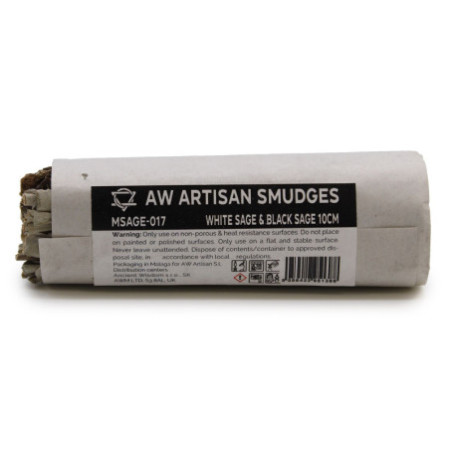 Bâton de maculage - Sauge blanche et sauge noire 10 cm
