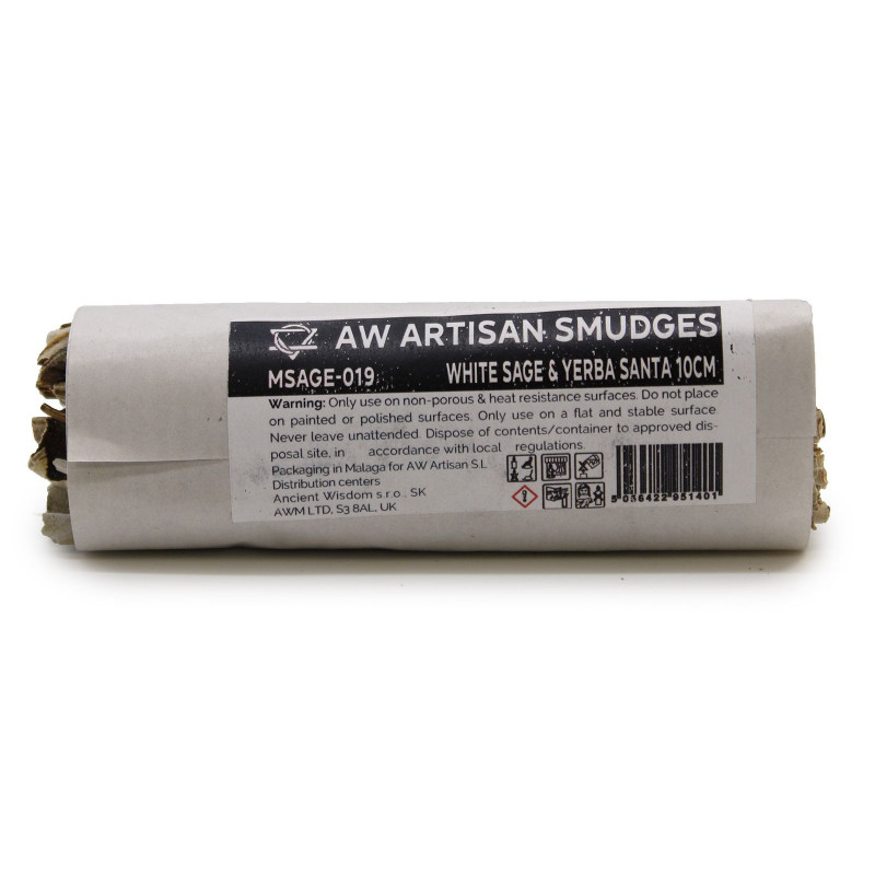 Bâton de maculage - Sauge blanche et Yerba Santa 10 cm