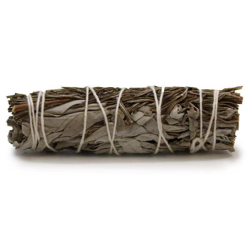 Bâton de purification - Sauge blanche et romarin 10 cm
