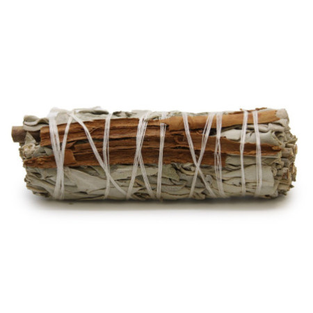 Bâton de maculage - Sauge blanche et cannelle 10 cm