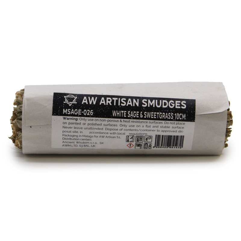 Bâton de purification - Sauge blanche et foin odorant 10 cm