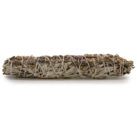 Bâton de maculage - Sauge blanche et lavande 22,5 cm