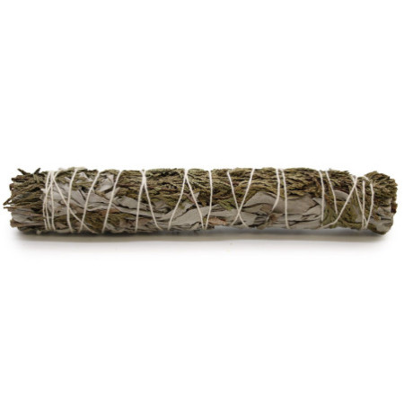 Bâton de purification - Sauge blanche et cèdre 22 cm