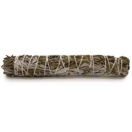 Bâton de purification - Sauge blanche et cèdre 22 cm