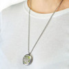 Collier Bijoux Aromathérapie - Feuille 30 mm