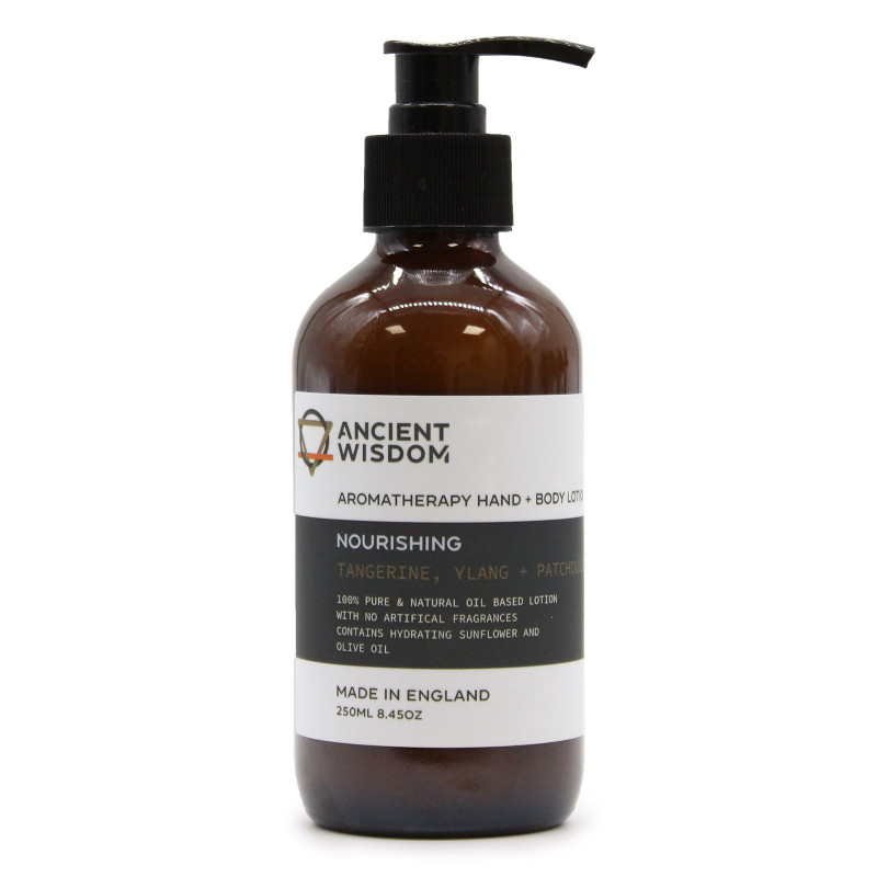 Lotion pour les mains et le corps à la mandarine, à l'ylang et au patchouli 250 ml