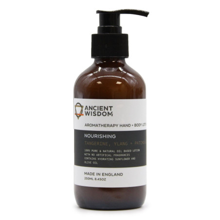 Lotion pour les mains et le corps à la mandarine, à l'ylang et au patchouli 250 ml