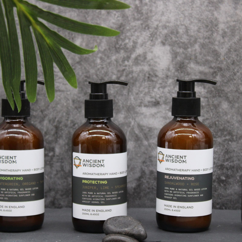 Lotion pour les mains et le corps au bois de santal et à la rose 250 ml