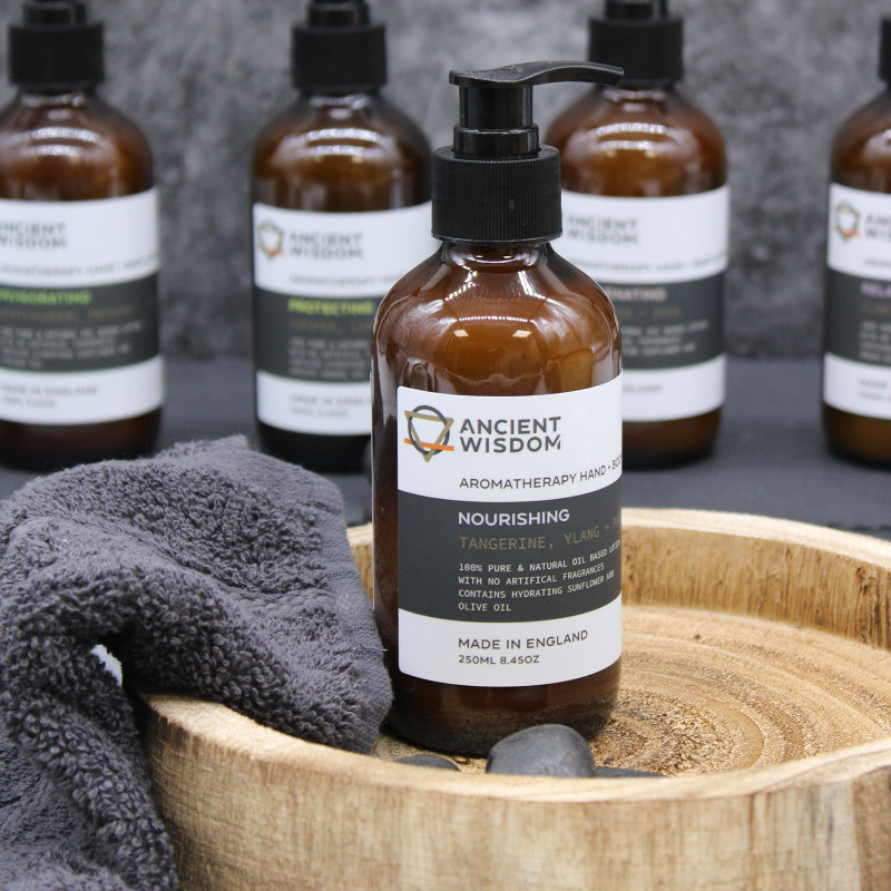 Lotion pour les mains et le corps au thé des bois, à l'origan et au thym 250 ml