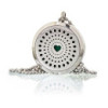 Collier Bijoux Aromathérapie - Cœur Diamants 30mm