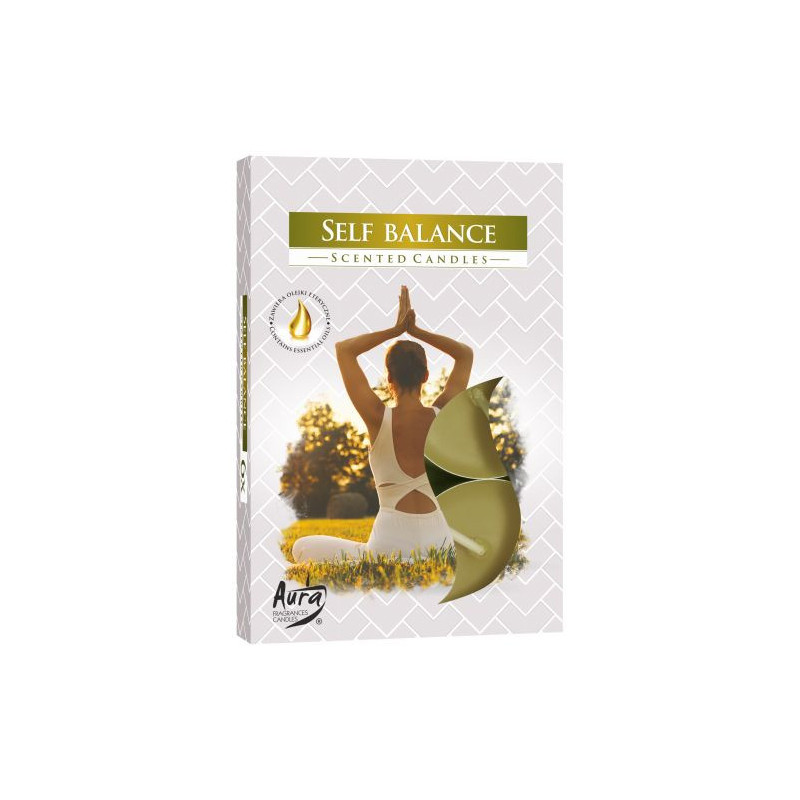Lot de 6 bougies chauffe-plat parfumées - Self Balance
