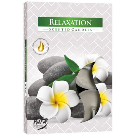 Coffret de 6 bougies chauffe-plat parfumées - Relaxation