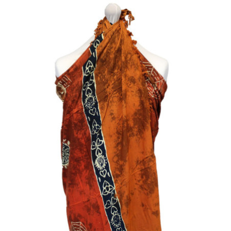 1x Sarong celtique de Bali - Yin et Yang (4 couleurs assorties)