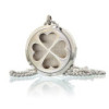 Collier d'aromathérapie - Trèfle à quatre feuilles 30 mm