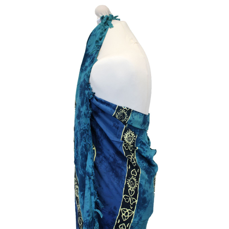 1x Sarongs celtiques de Bali - Pièces porte-bonheur (4 couleurs assorties)