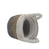 Ensemble de paniers en jonc de mer - Gris / Naturel / Blanc
