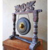Petit Gong de guérison sur support - 25 cm - Noir