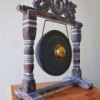 Petit Gong de guérison sur support - 25 cm - Noir