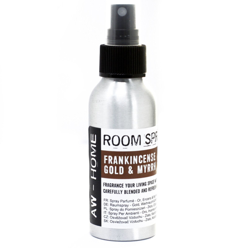 Spray d'ambiance 100 ml - Or, encens et myrrhe