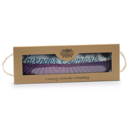 Sachet de blé de luxe à la lavande dans un coffret cadeau - Lavender Comforts