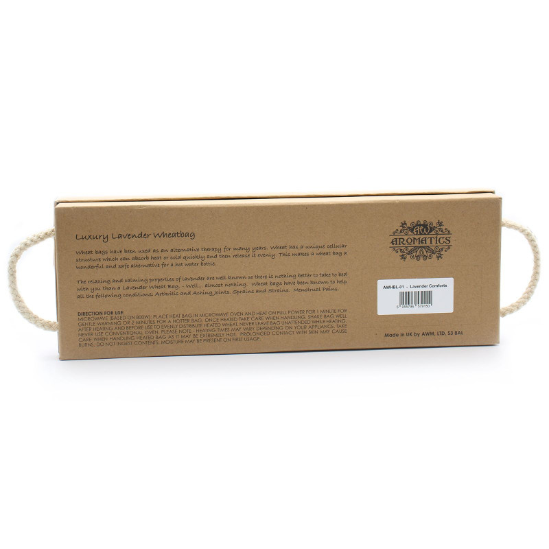 Sachet de blé de luxe à la lavande dans un coffret cadeau - Lavender Comforts