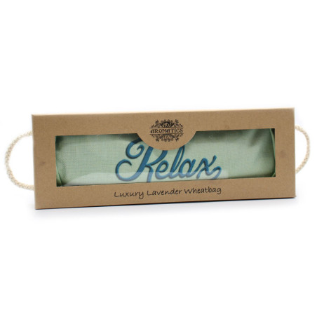 Sac de blé lavande de luxe dans un coffret cadeau - Blue Sky RELAX