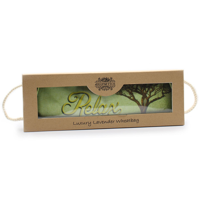 Sac de blé lavande de luxe dans un coffret cadeau - Cornfield RELAX