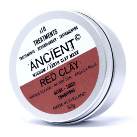 Masque Visage à l'Argile Rouge 100g