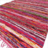 Tapis de luxe en chiffon 150 x 90 cm - Rouge