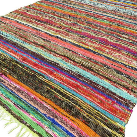 Tapis de luxe en chiffon 151 x 90 cm - Vert