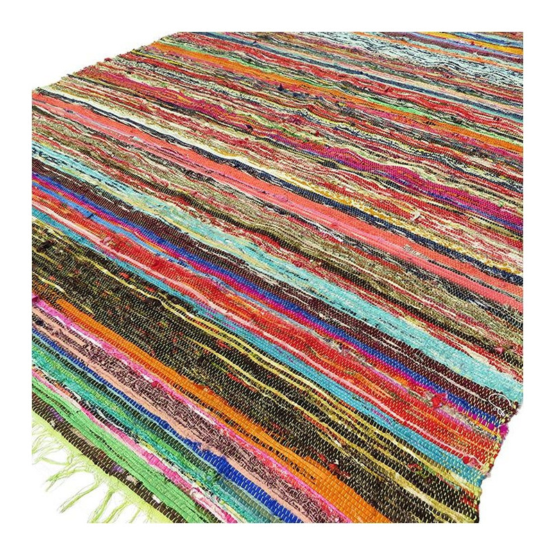 Tapis de luxe en chiffon 151 x 90 cm - Vert