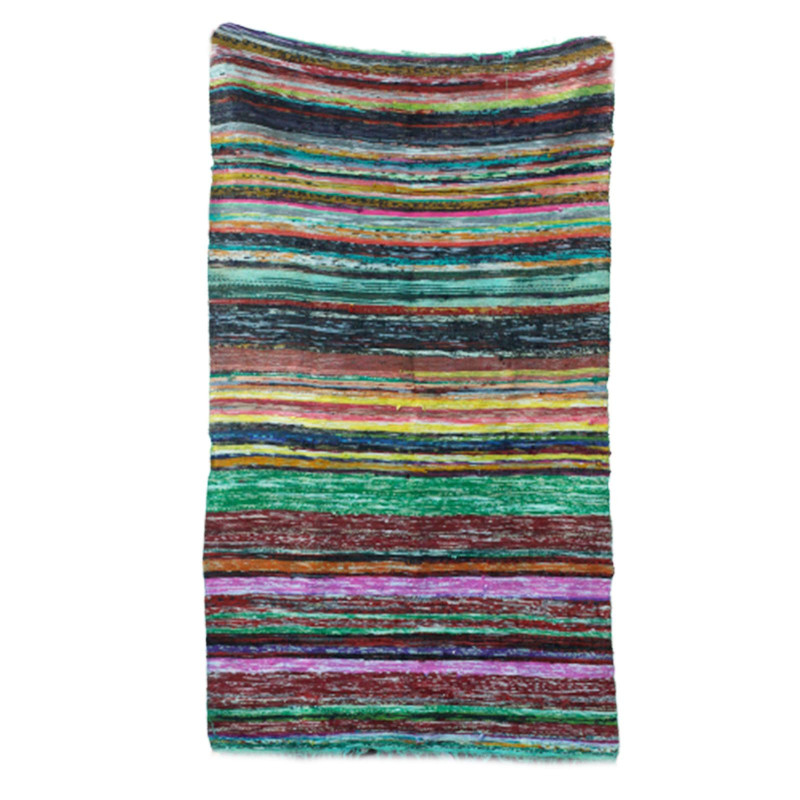 Tapis de luxe en chiffon 151 x 90 cm - Vert
