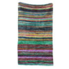 Tapis de luxe en chiffon 151 x 90 cm - Vert