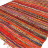Tapis de luxe en chiffon 152 x 90 cm - Orange