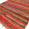 Tapis de luxe en chiffon 152 x 90 cm - Orange