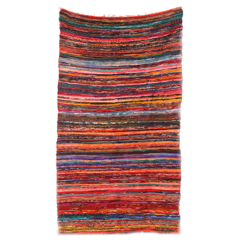 Tapis de luxe en chiffon 152 x 90 cm - Orange
