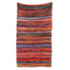 Tapis de luxe en chiffon 152 x 90 cm - Orange