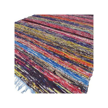 Tapis de luxe en chiffon 153 x 90 cm - Bleu