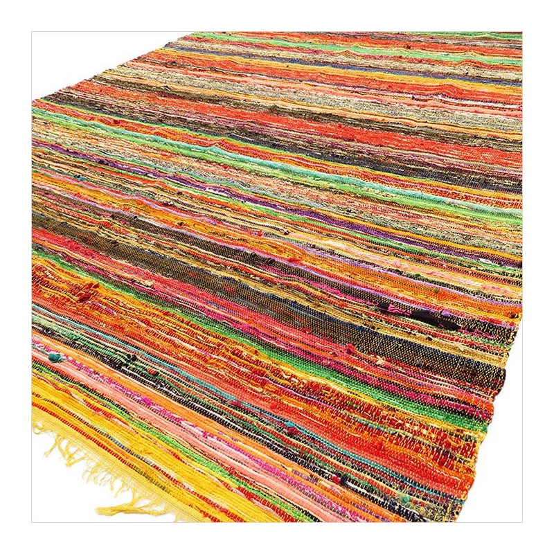 Tapis de luxe en chiffon 154 x 90 cm - Jaune