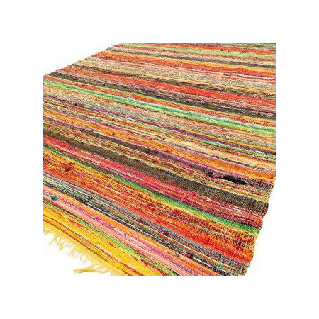 Tapis de luxe en chiffon 154 x 90 cm - Jaune