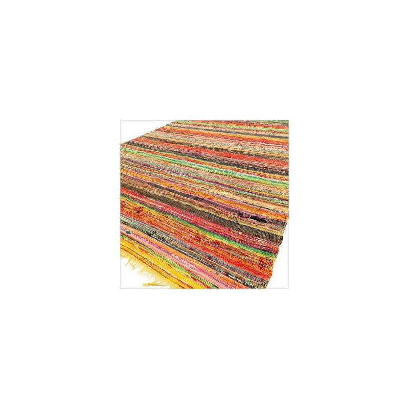 Tapis de luxe en chiffon 154 x 90 cm - Jaune