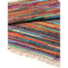 Tapis de luxe en chiffon 155 x 90 cm - Naturel