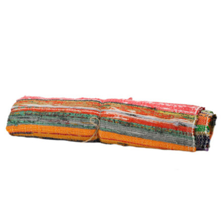 Tapis de luxe en chiffon 155 x 90 cm - Naturel